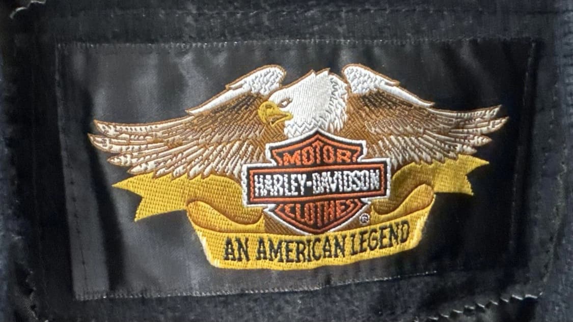 할리데이비슨 빈티지 V-트윈 파워 스웨이드 레더 봄버 자켓 상품이미지5