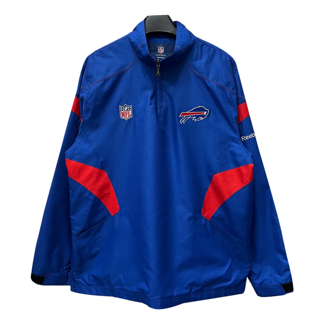 리복 x NFL 버팔로 빌스 반집업 바람막이 자켓 L 상품이미지2