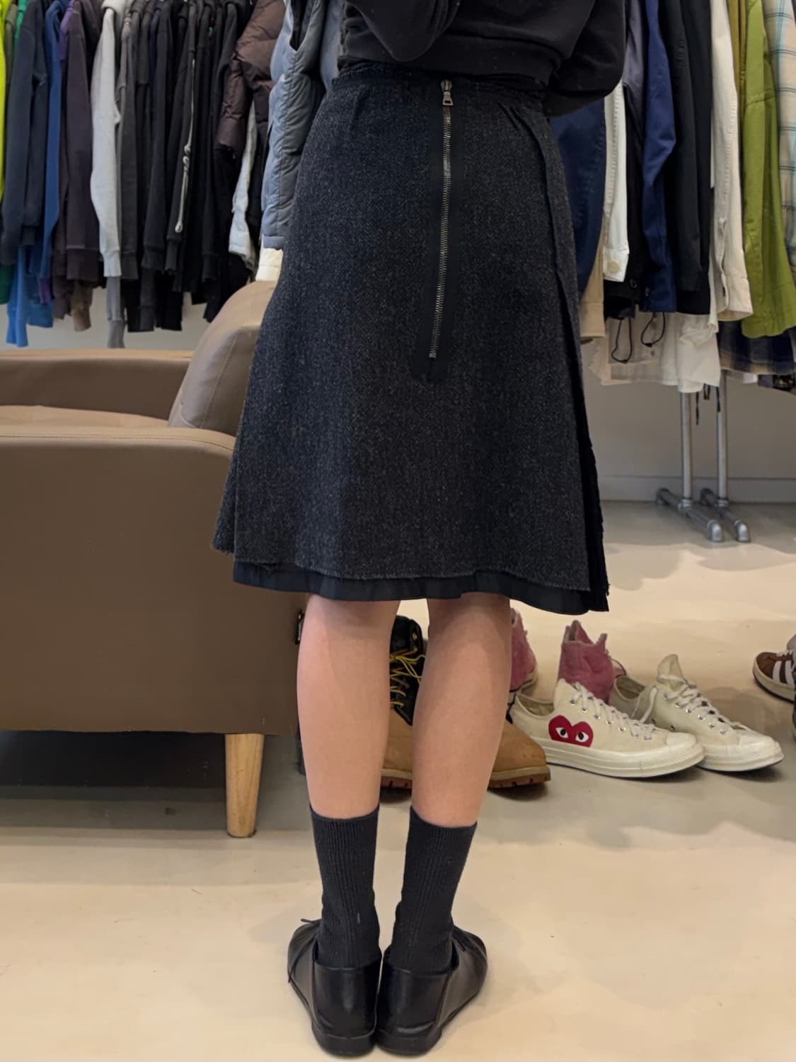 프라다 버진 울 스커트 상품이미지6