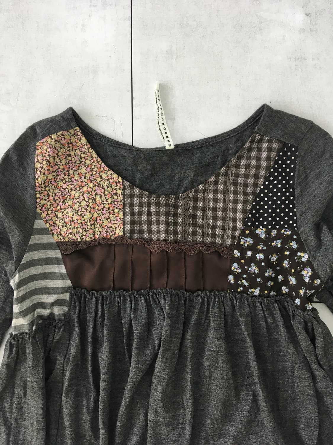 sunao kuwahara patchwork top 상품이미지3