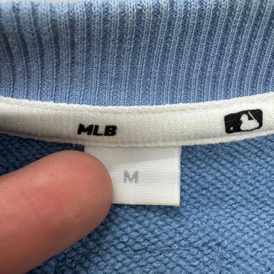 MLB 양키스 빅로고 하늘색 맨투맨 상품이미지7