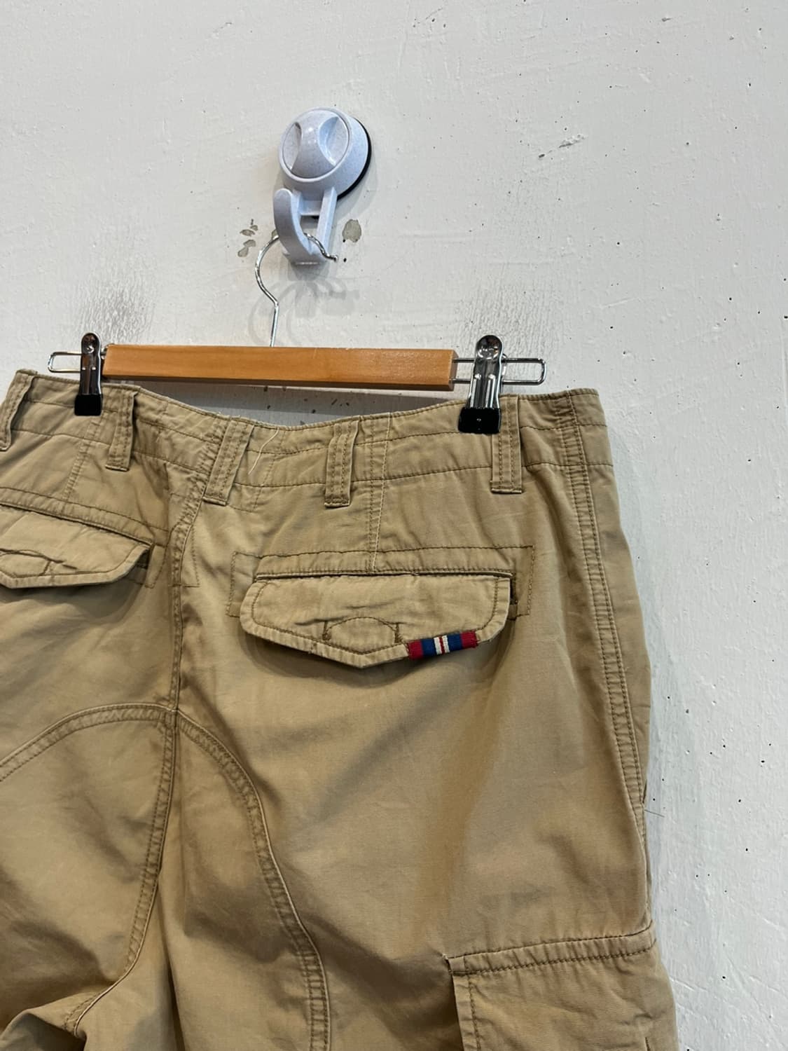 럭비 랄프로렌 오일 워싱 밀리터리 카고 쇼츠 반바지 상품이미지5
