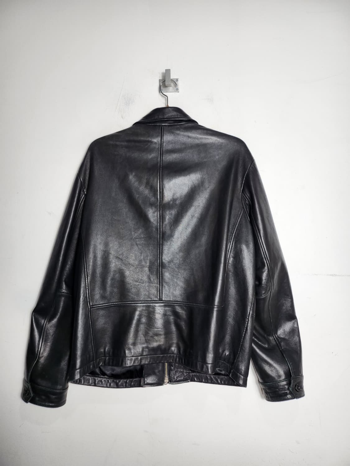 L 바나나리퍼블릭 블랙 레더 자켓 상품이미지7