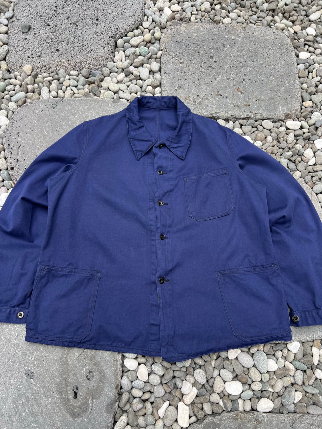 (DEADSTOCK) OLD VINTAGE NAVY 빈티지프렌치워크자켓 상품이미지3
