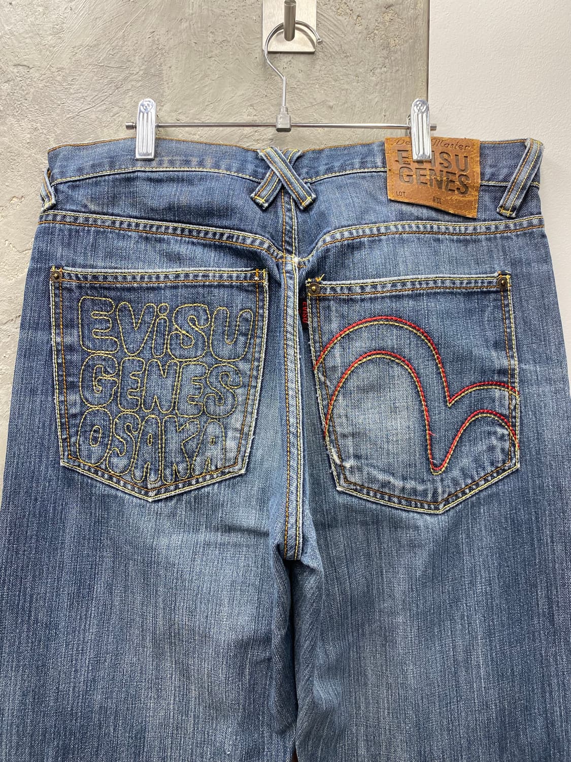 [32] EVISU 에비수 루즈 스트레이트 핏 데님팬츠 상품이미지3