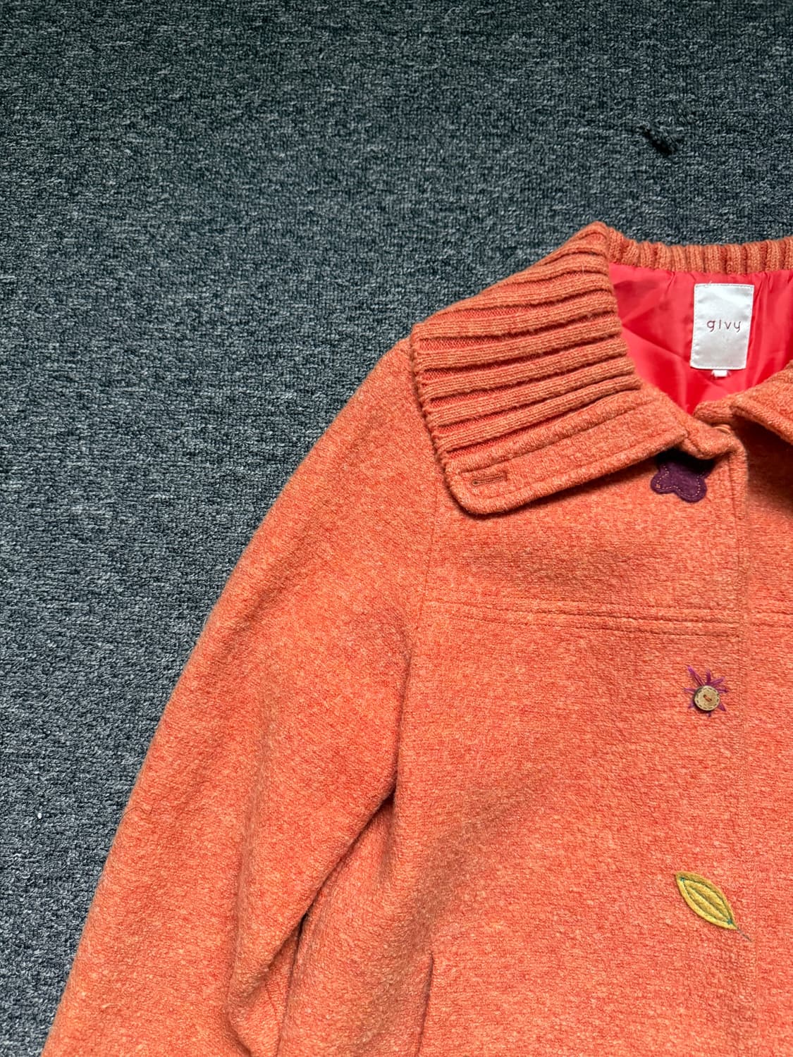 GIVY 기비 90s 울 포인트 자켓 상품이미지10