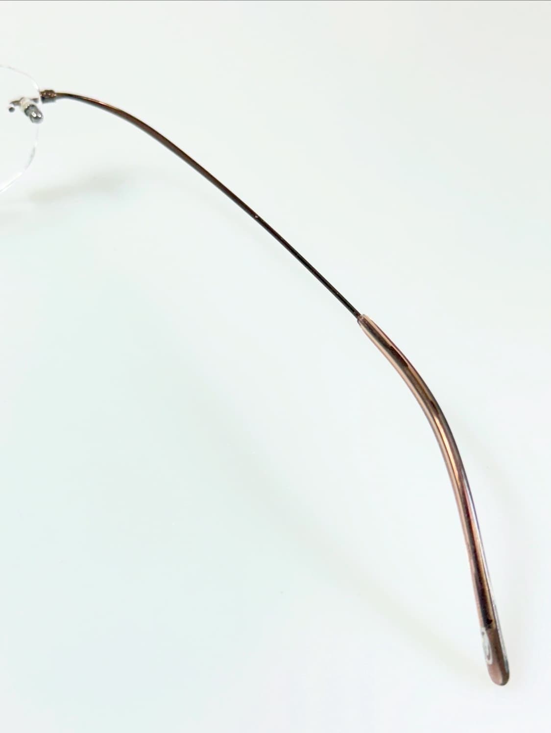 90s LIZZARD 무테 스퀘어 프레임 빈티지 안경 상품이미지6