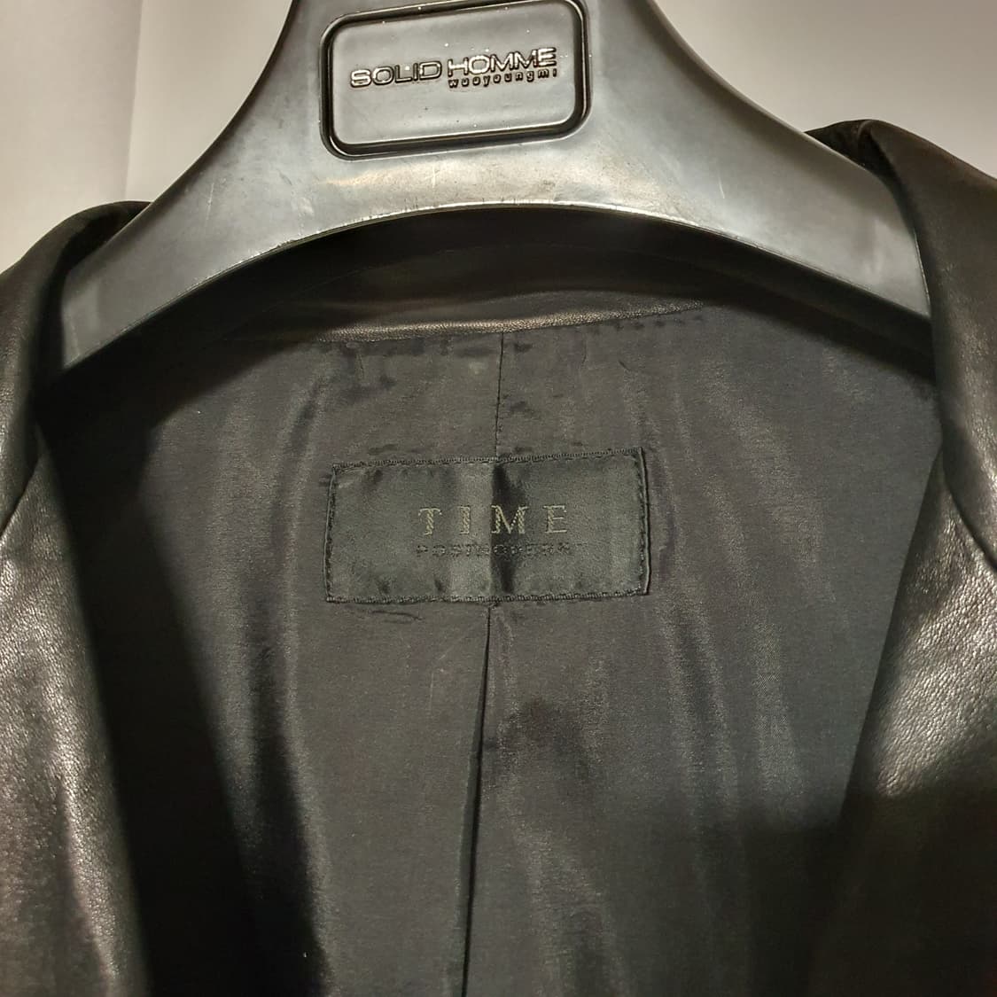 [100] 타임옴므 가죽 블레이저 자켓 (양가죽) 상품이미지3