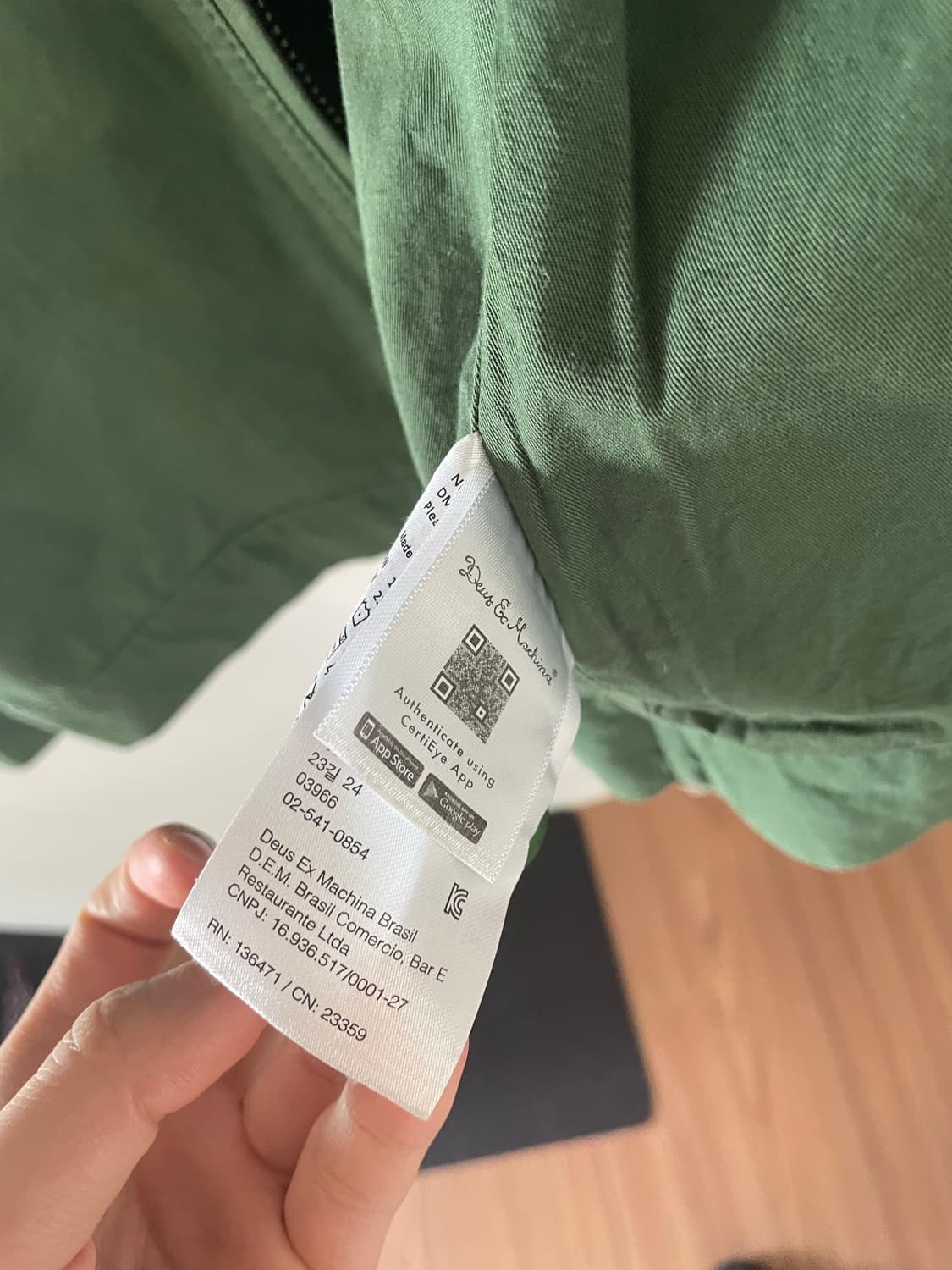 데우스엑스마키나 플레져스 워크 자켓 상품이미지4