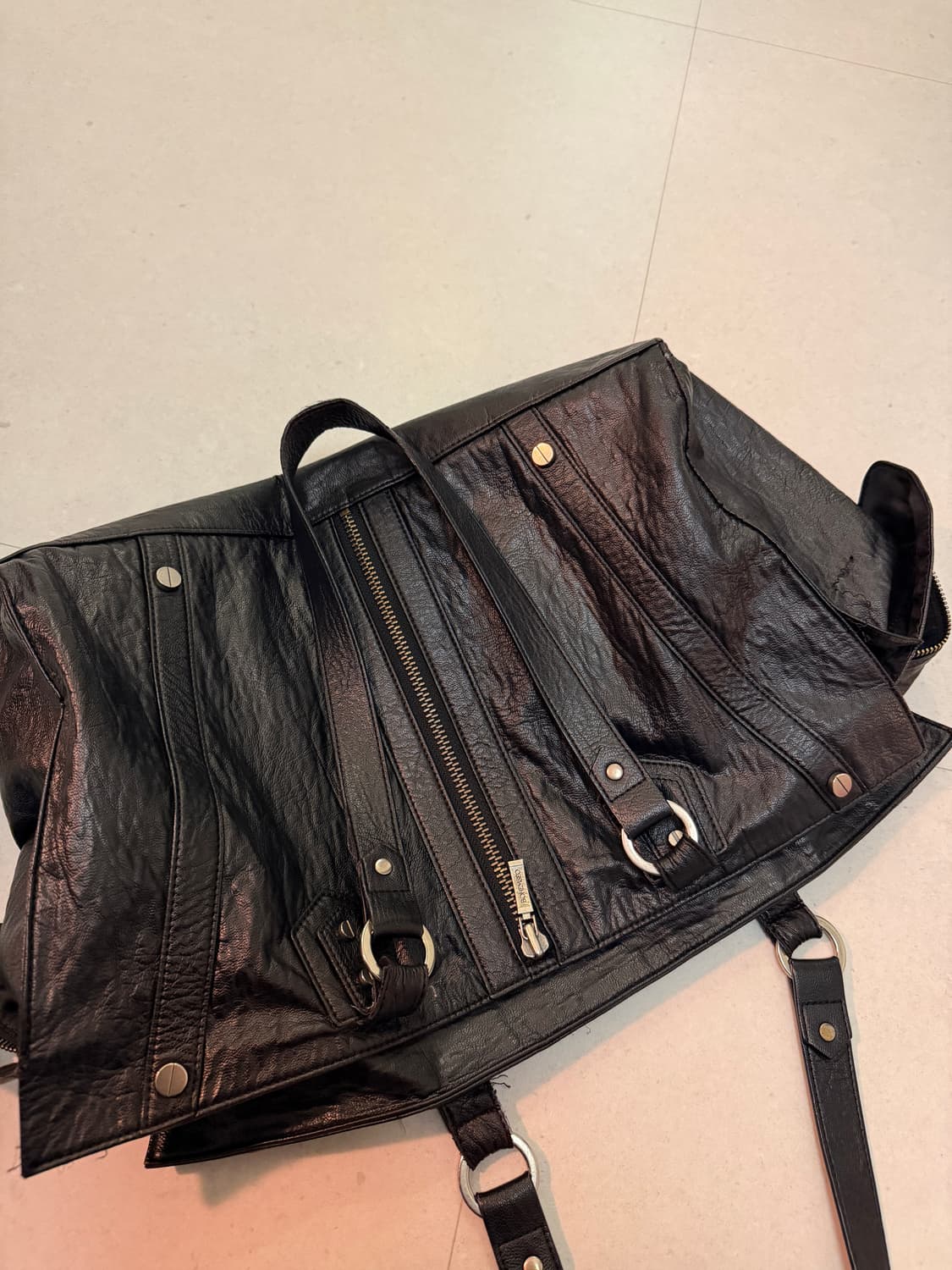 보헤미안서울 숄더백 빈티지블랙 상품이미지4