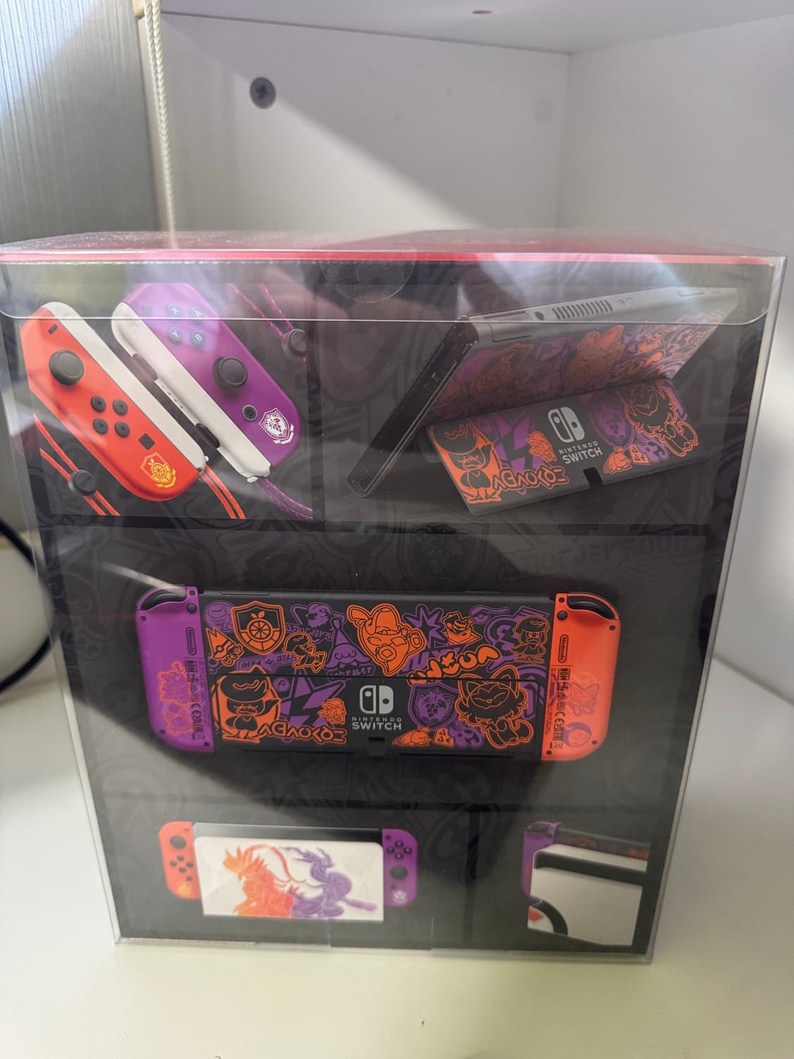 닌텐도 스위치 oled 포켓몬스터 스칼렛 바이올렛 에디션 미개봉 상품이미지2