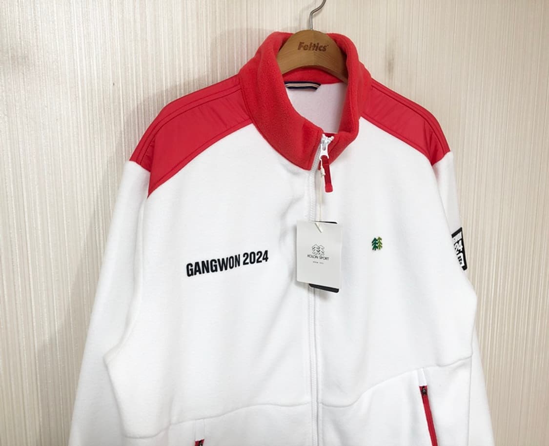 코오롱스포츠 2024 강원 동계청소년올림픽 선수지급 플리스자켓 110 상품이미지4