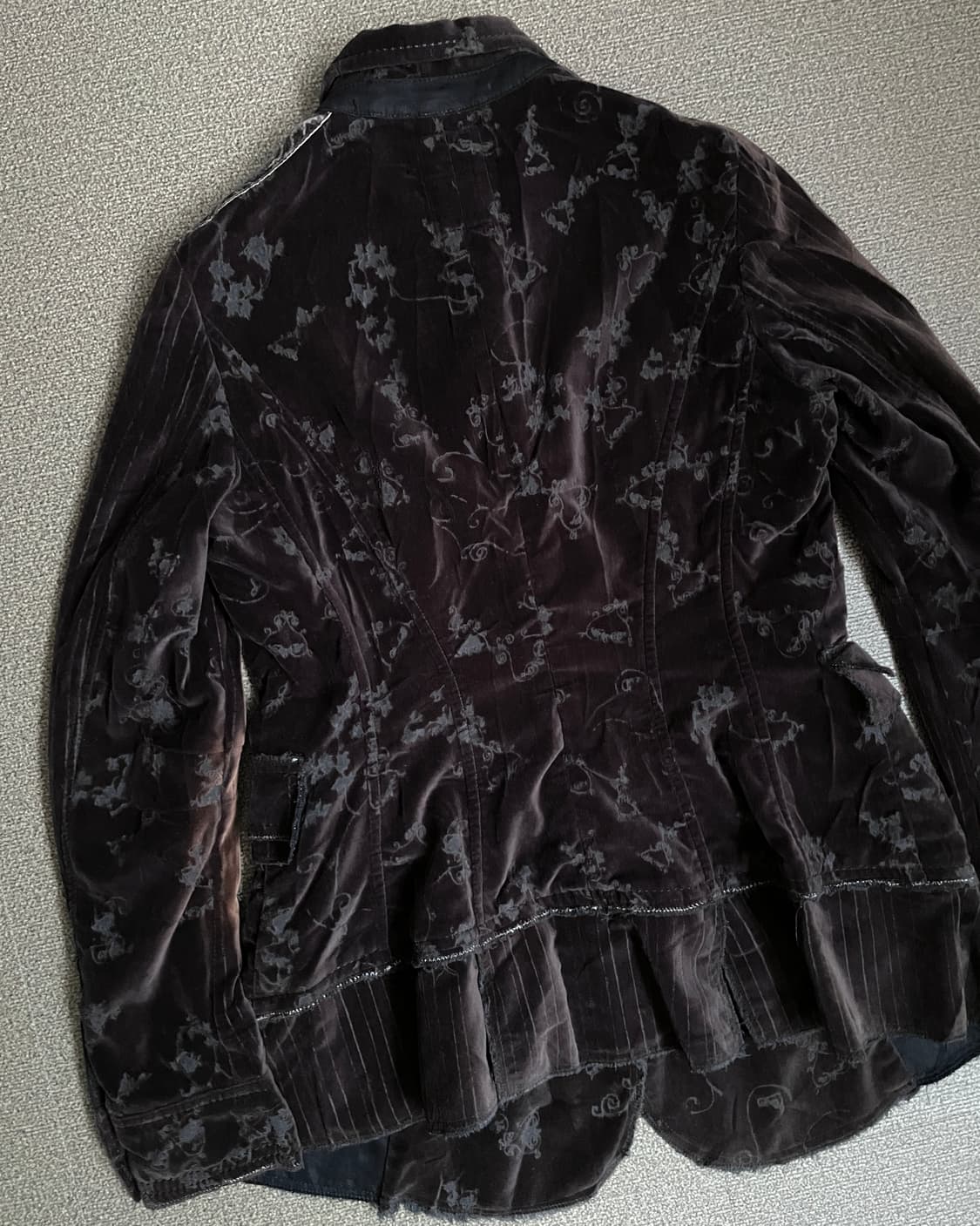 마리떼 프랑소와 저버 90s 벨벳 스티치 디테일 자켓 상품이미지8