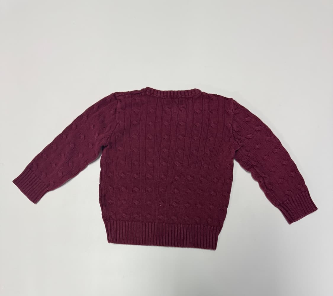 폴로 랄프로렌 키즈 신형라벨 꽈배기 코튼 니트 4t 110 상품이미지2