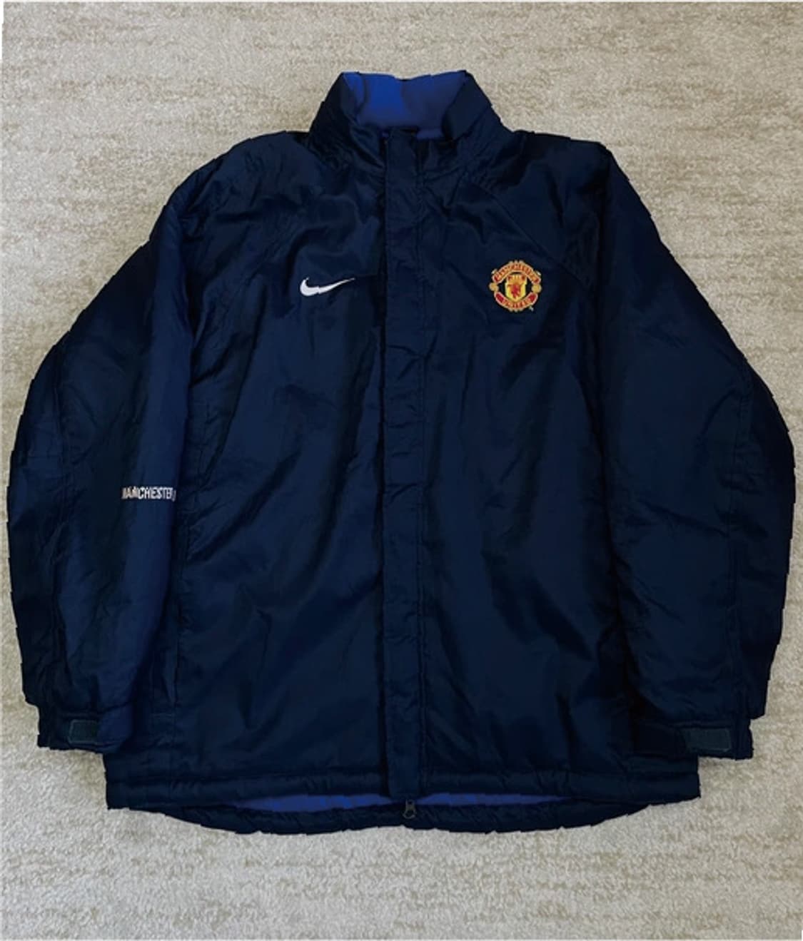 Early`00s Nike 맨체스터 유나이티드 쉴드 윈터 트레이닝 자켓 상품이미지1