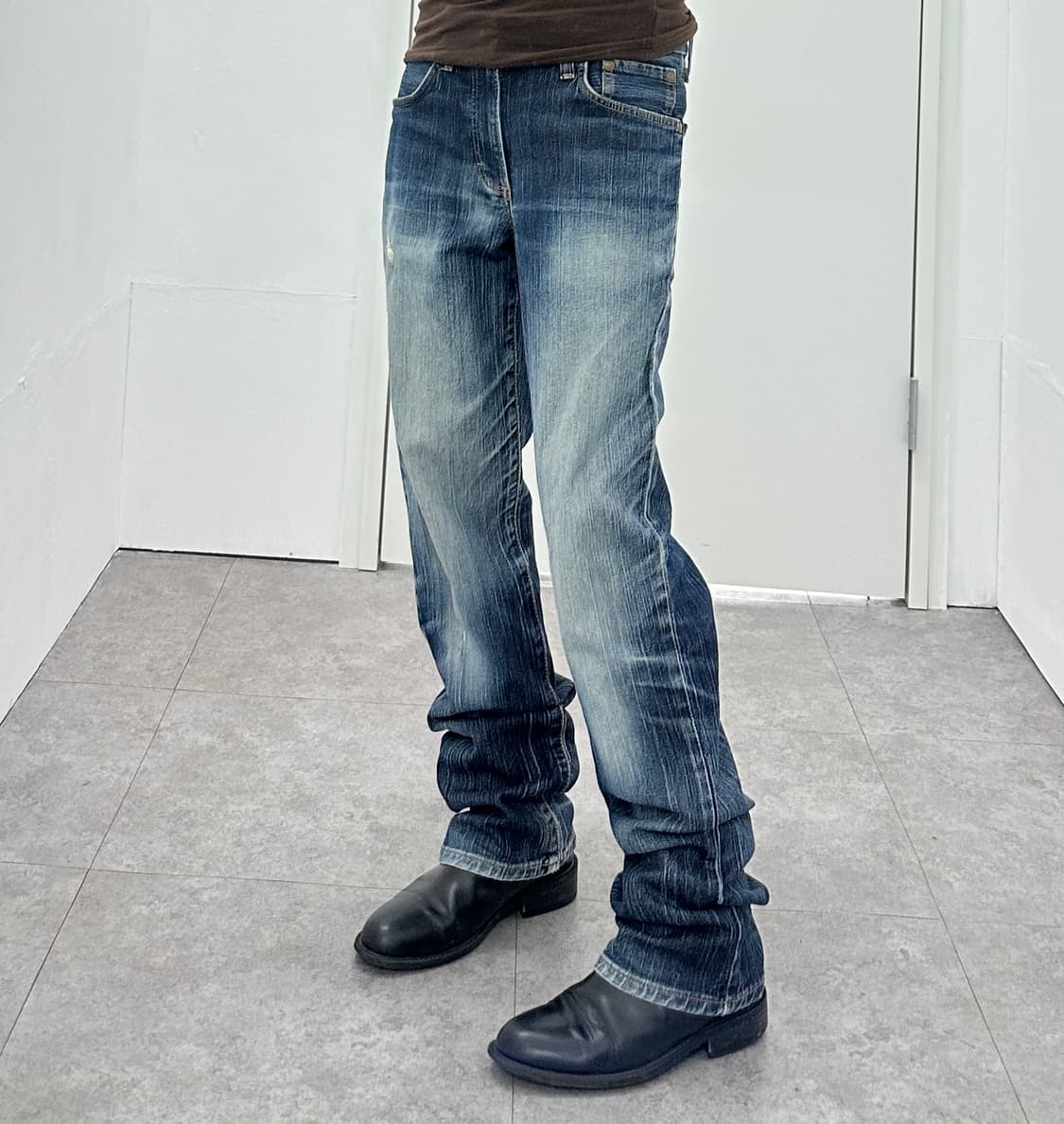 EDWIN fade lines denim jeans 상품이미지4
