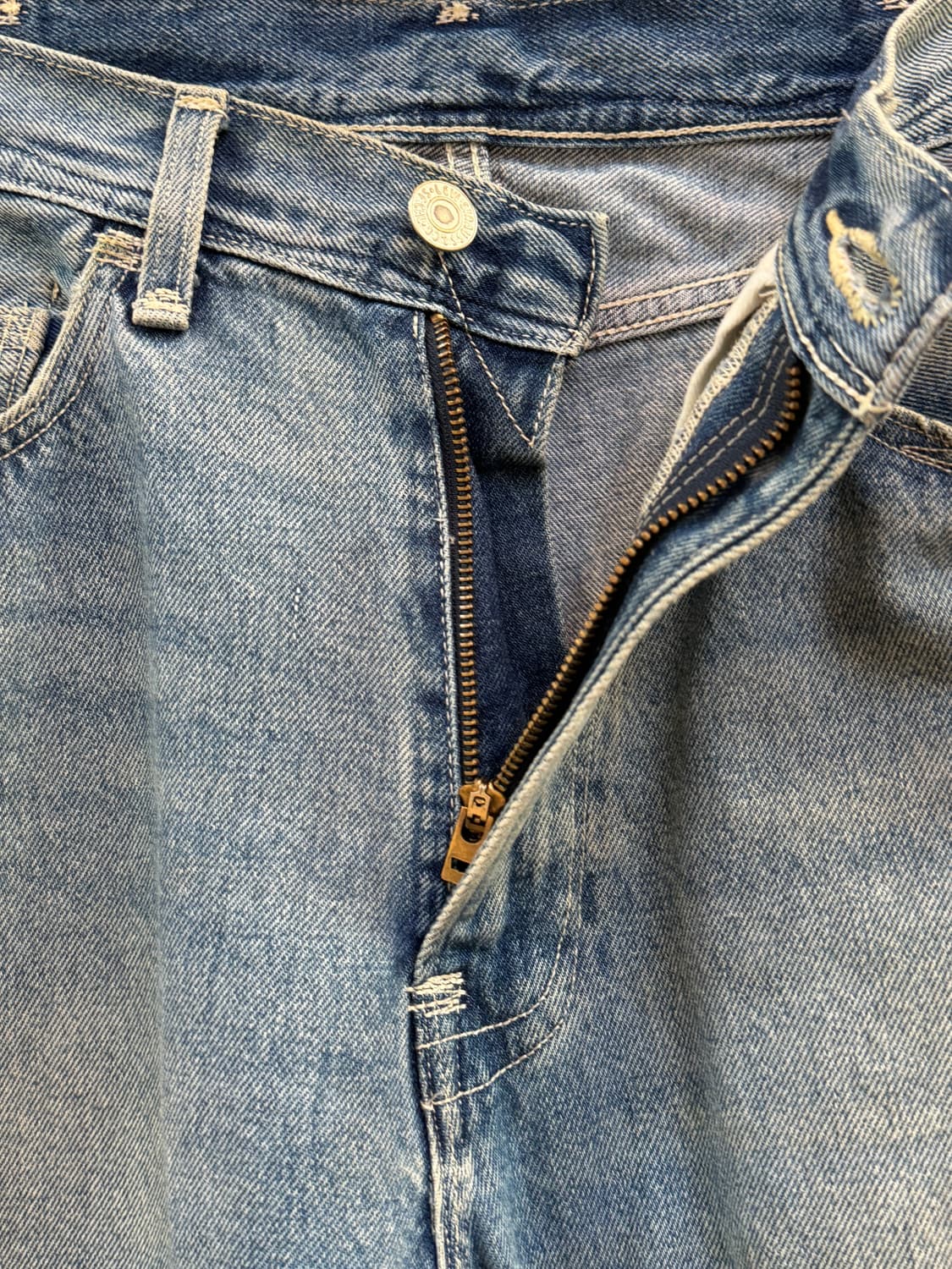 Levis Red 505 레귤러 스트레이트 데님 진 34x32 상품이미지3