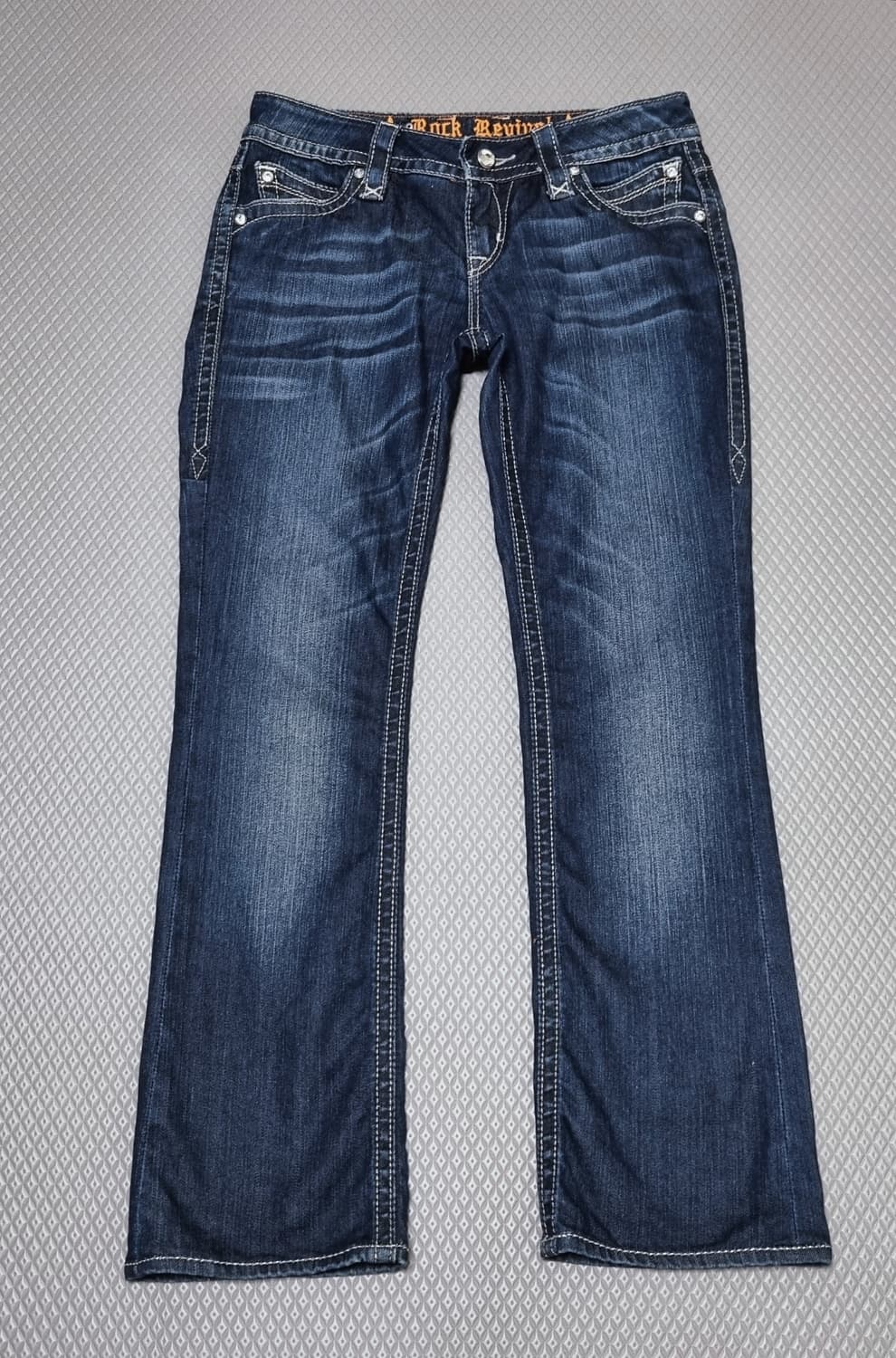 락리바이벌 엘레나 부츠컷진 데님 청바지
 상품이미지2