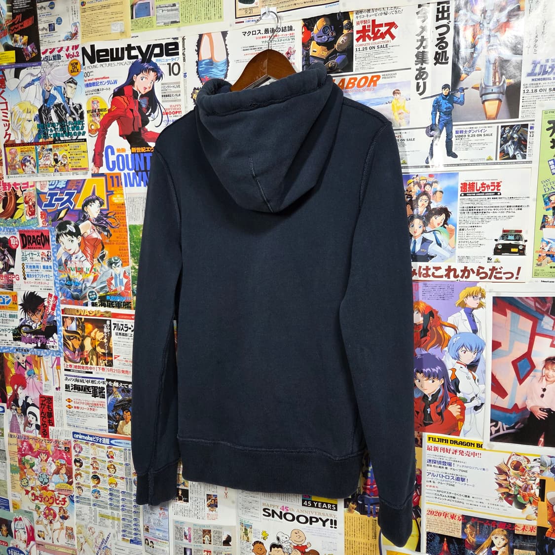 아베크롬비 다크 네이비 기모 후드집업 상품이미지6