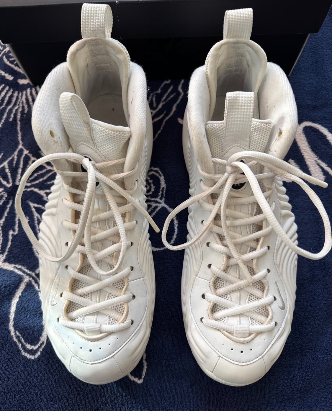 나이키 x 꼼데가르송 옴므 플러스 에어 폼포짓 화이트 NIKE x CDG 상품이미지4