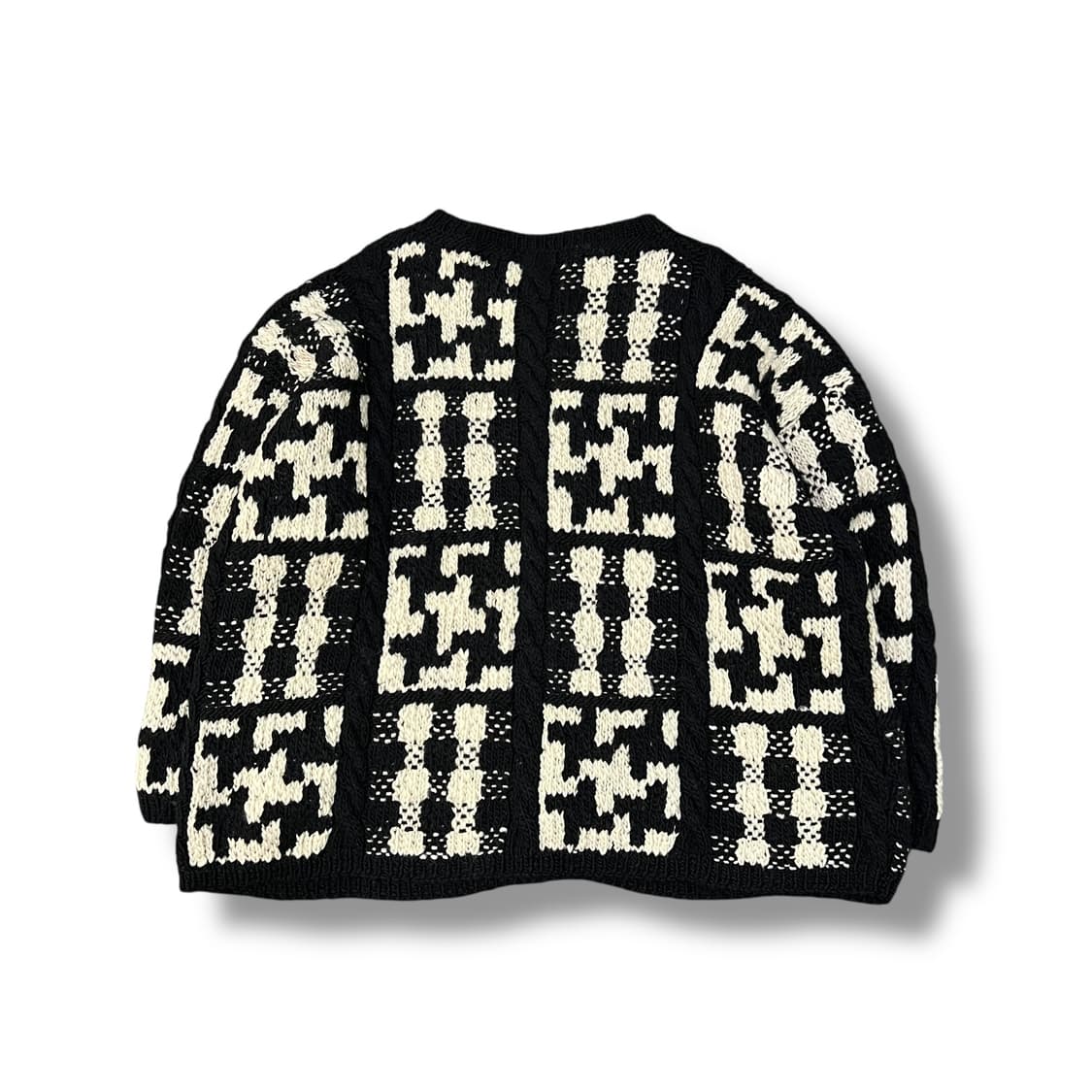 dkny 체크 울 니트 y13742 상품이미지3