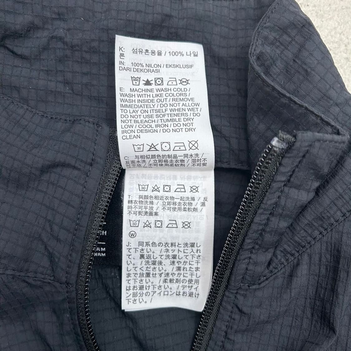 나이키 스우시 크롭 바람막이 블랙 S 상품이미지6