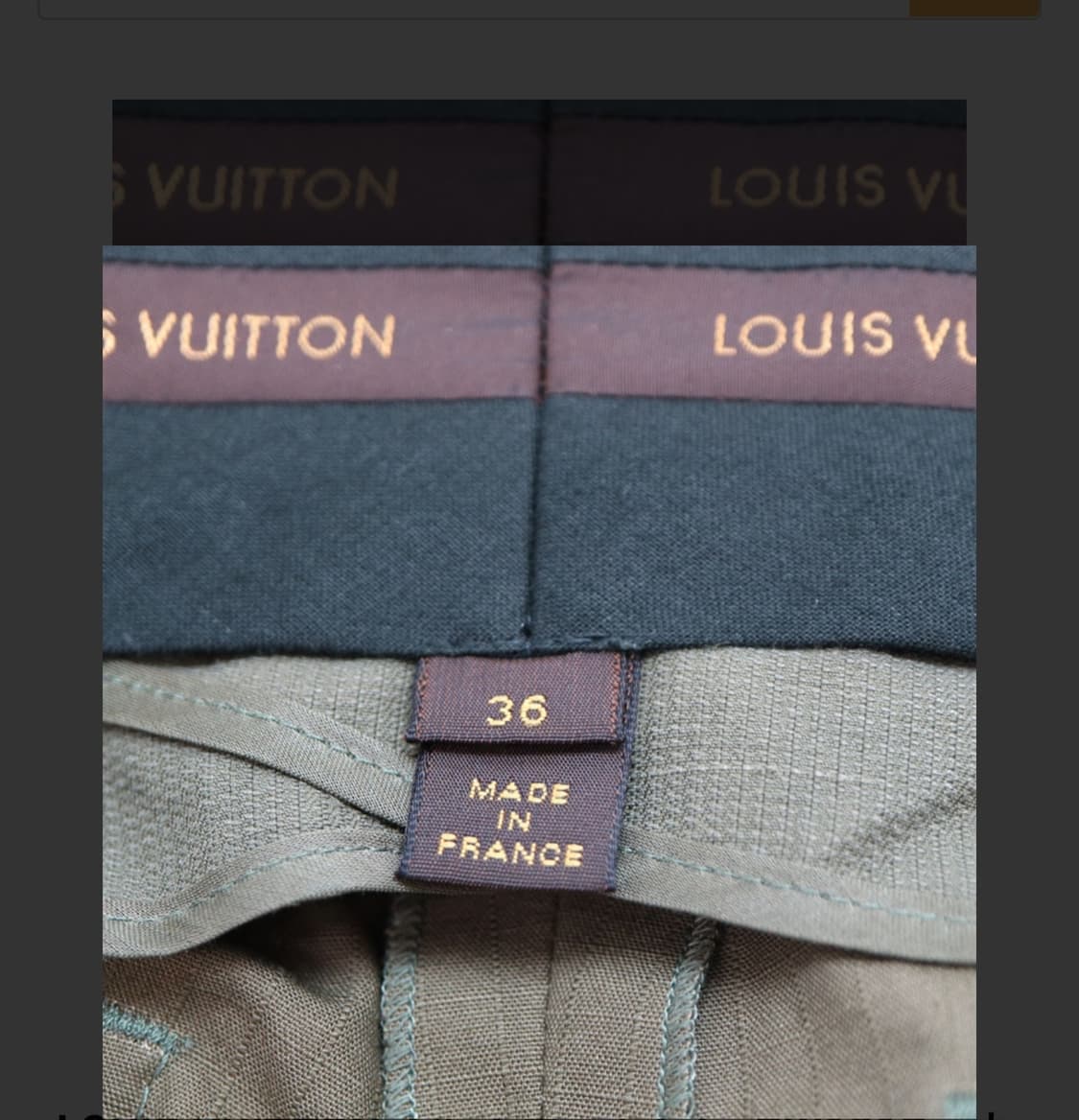 루이비통블루머팬츠 상품이미지6