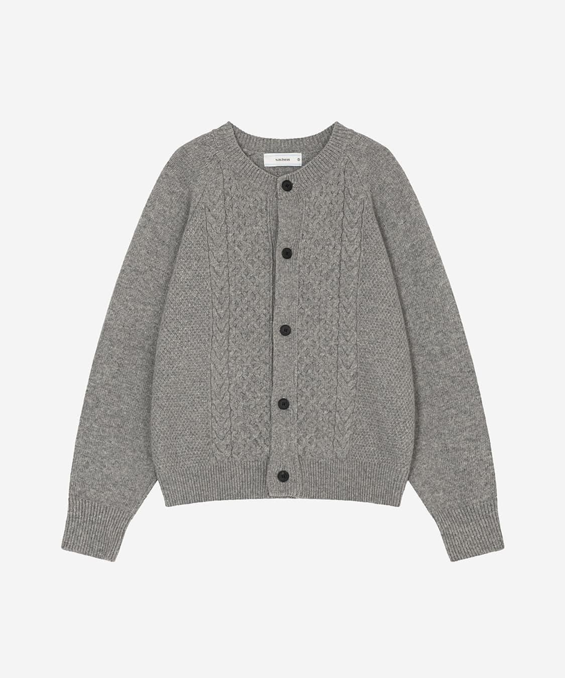 (새상품) 웨이비니스 Double Texture Round-neck Ca 상품이미지1