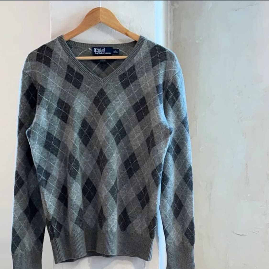 폴로랄프로렌 캐시미어 아가일 스웨터 상품이미지2