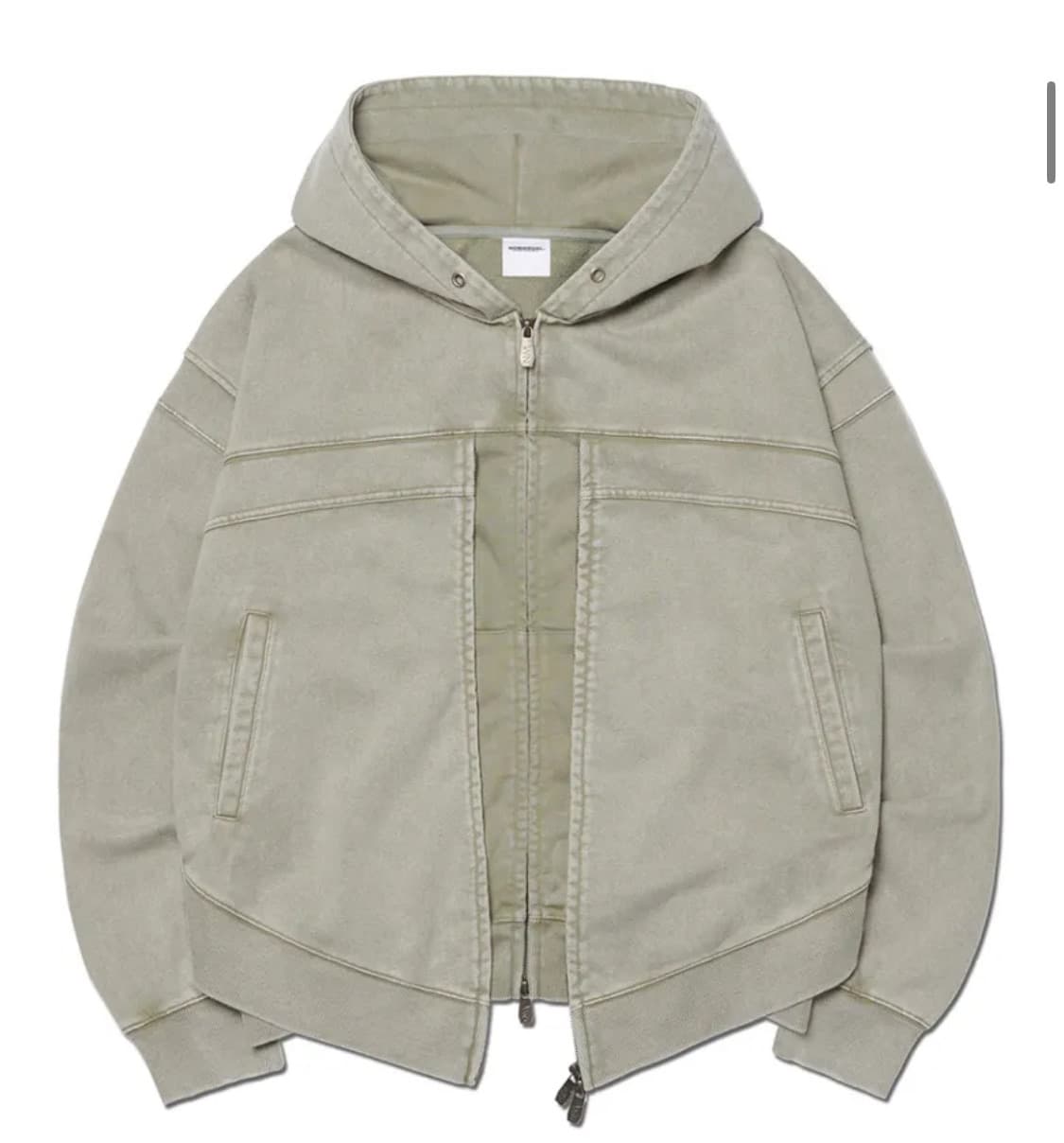 노매뉴얼 VINTAGE LAYER HOODED ZIP-UP  상품이미지1