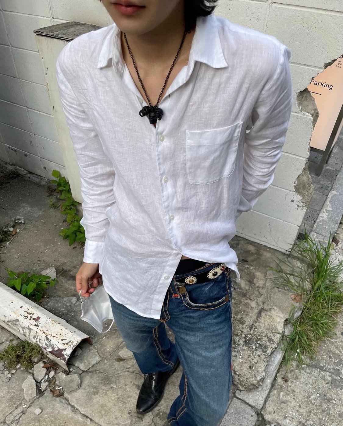 넘버나인 2006SS 스컬 목걸이 상품이미지7