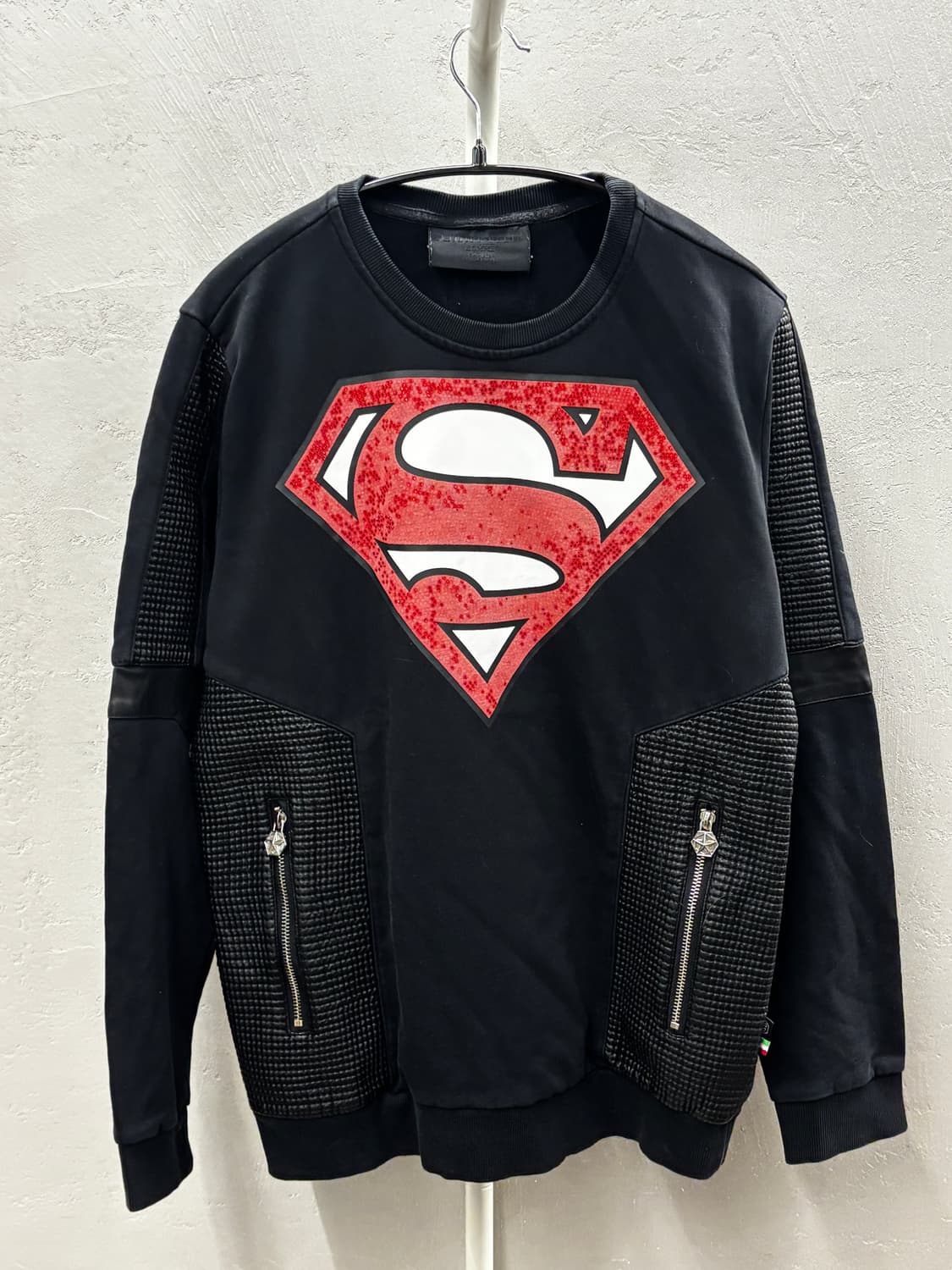 Philipp plein 슈퍼맨 블랙 맨투맨 티셔츠 M 상품이미지2