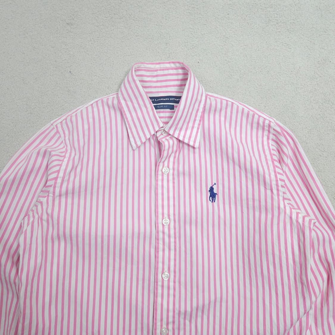 폴로 여성 스트라이프 셔츠 슬림핏 상품이미지2