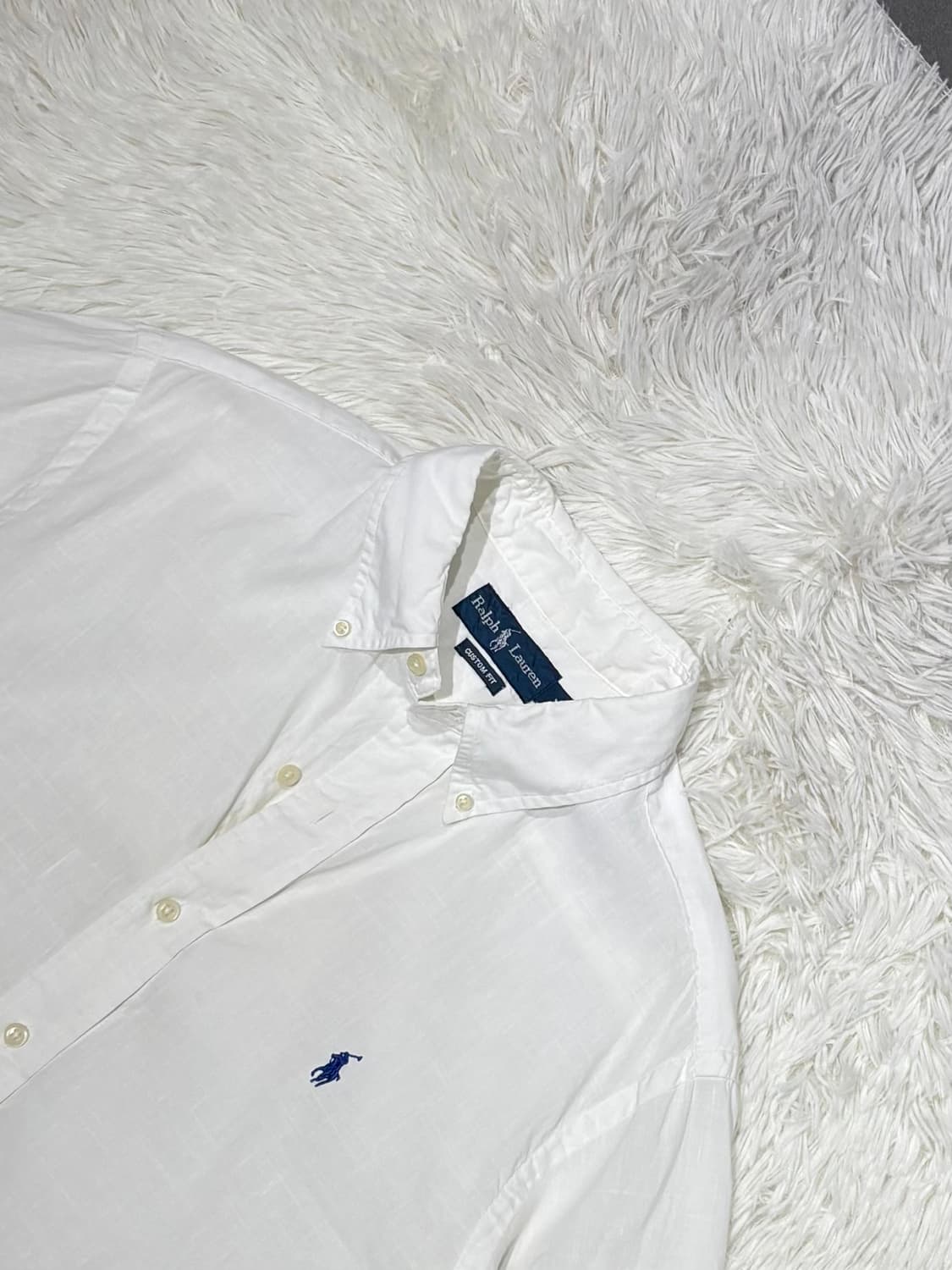 폴로랄프로렌 네이비포니 화이트 반팔 셔츠 상품이미지4