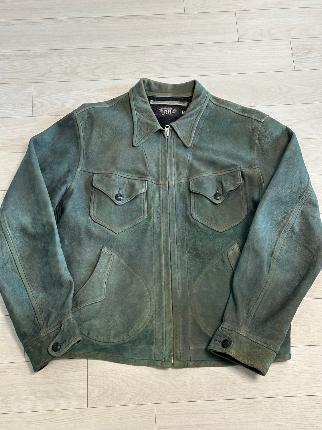 RRL 더블알엘 인디고 양가죽 자켓 상품이미지1