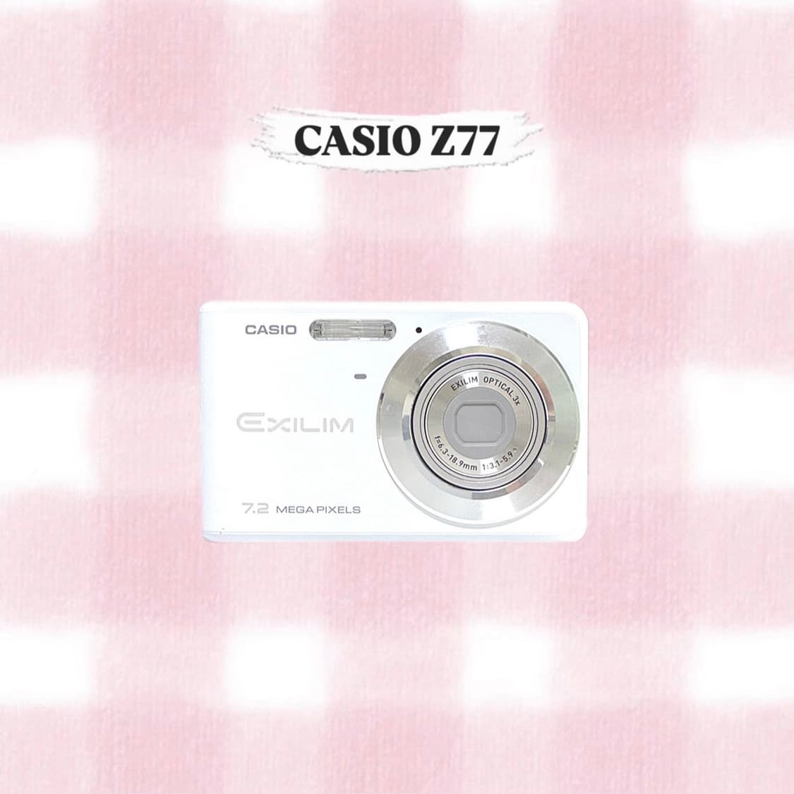 카시오 엑슬림 Z77 베이비블루 빈티지디카 상품이미지1