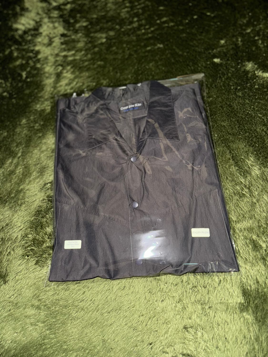 [XL] 코스트퍼킬로 게더드 나일론 다트 디테일 셔츠 챠콜 상품이미지10