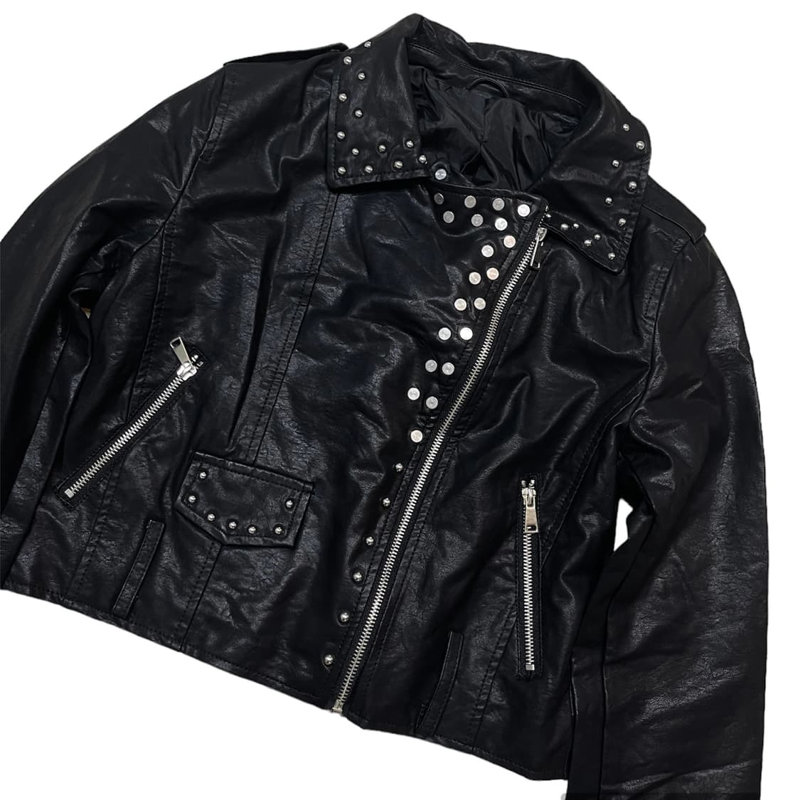 punk stud leather jacket 상품이미지2