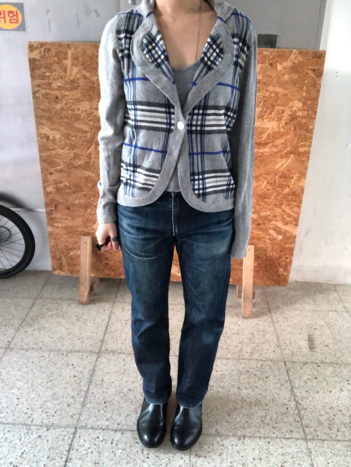 check knit blazer 상품이미지3