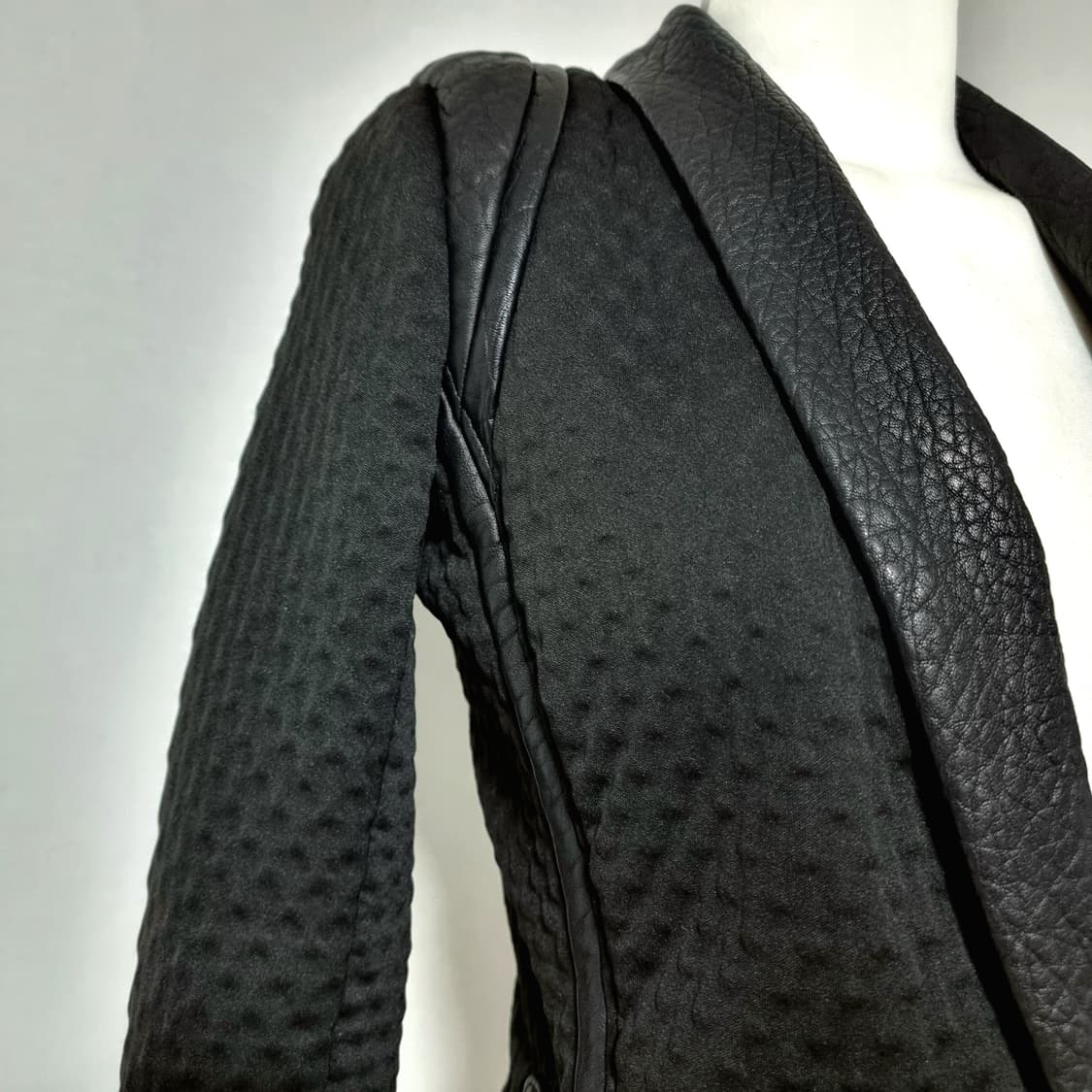 IRO 이로 퀼팅자켓 가죽자켓 레더트리밍 (44~날씬55) 상태최상 상품이미지2