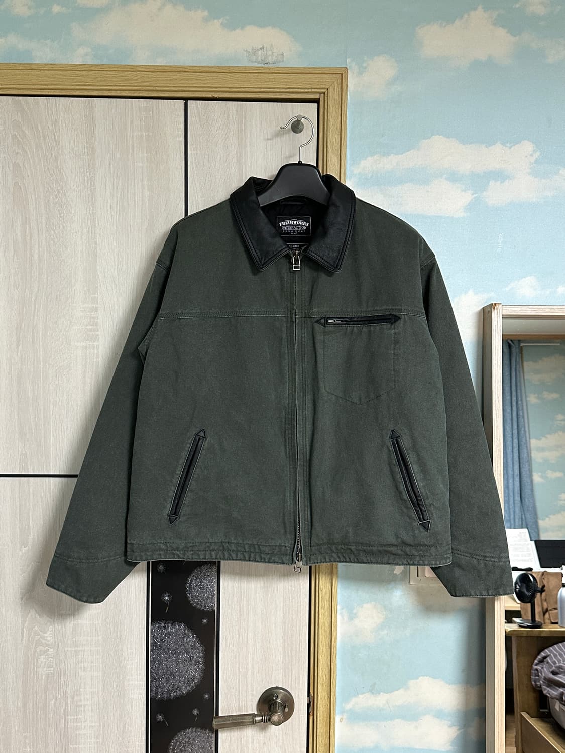 (XL) 프리즘웍스 컨버스 워크자켓 올리브 상품이미지2