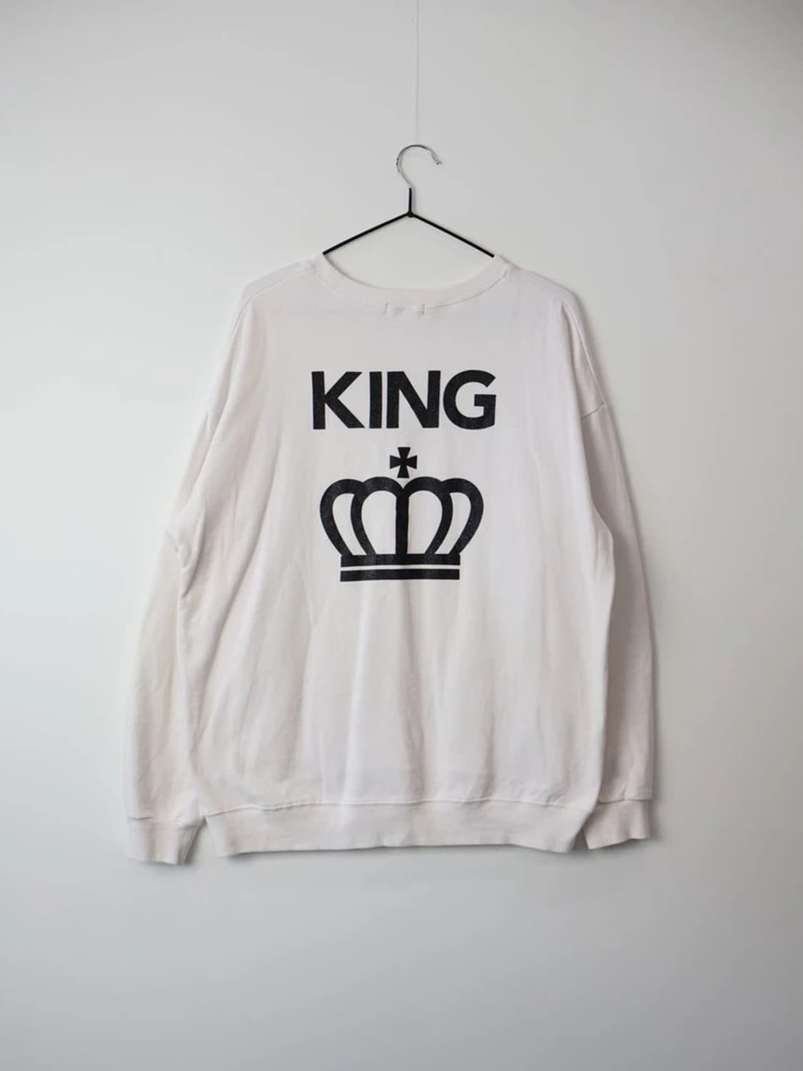Babydoll King Crown Print Sweatshirt 상품이미지5