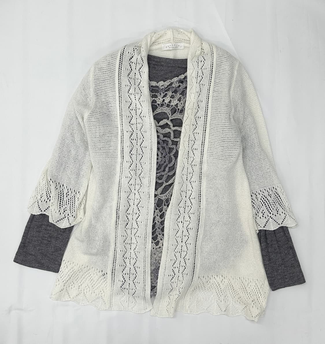 💐하구미의 크로셰 코디세트💐 플라워 스커트 레이어드 모리걸 히피  상품이미지3