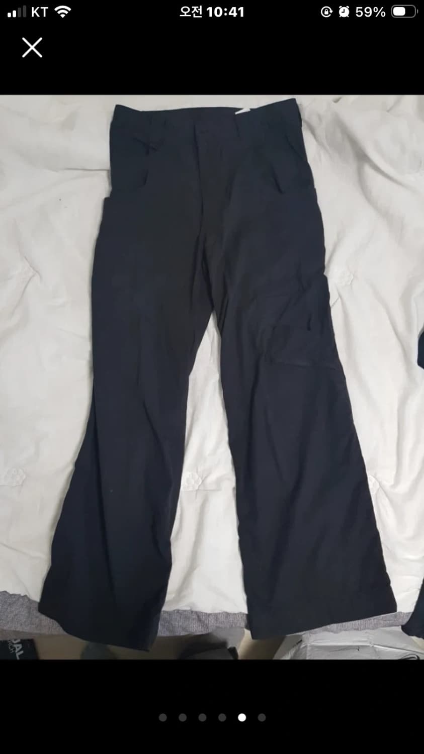 노매뉴얼 17P 워크 팬츠 블랙 상품이미지5