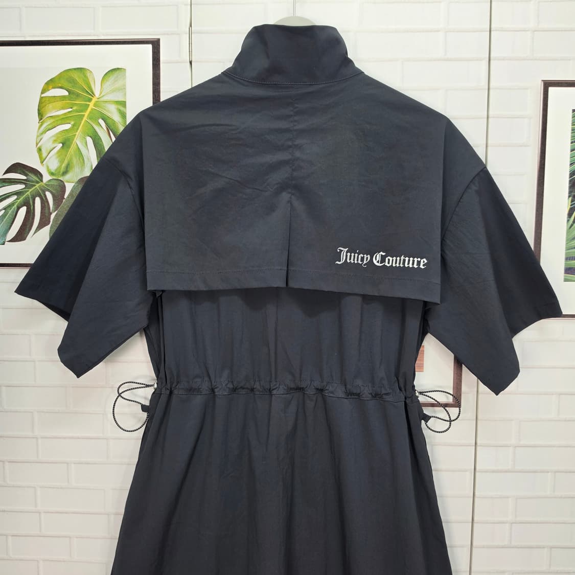 쥬시 꾸뛰르 아노락 반팔 집업 롱 자켓 원피스 L 100사이즈 새상품급 상품이미지7