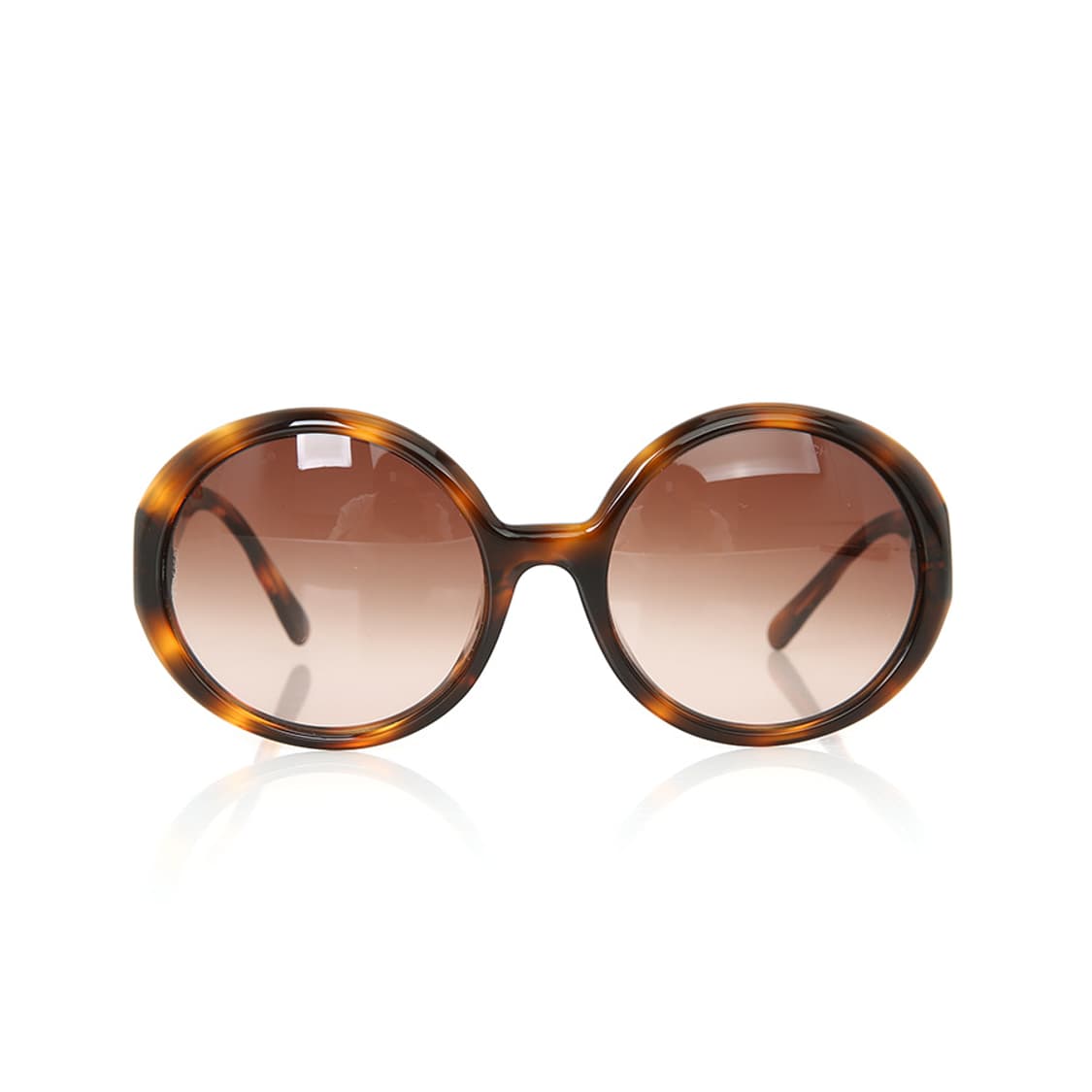 샤넬 퀼팅 선글라스 브라운 라운드 하바나 선글 5120 상품이미지1