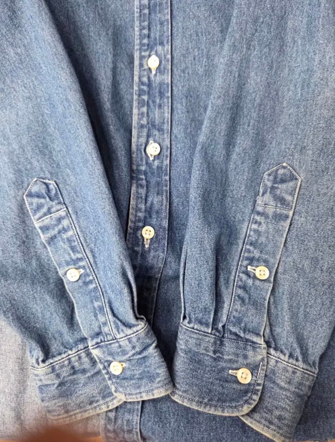 폴로 빈티지 데님 셔츠 XL사이즈 상품이미지4