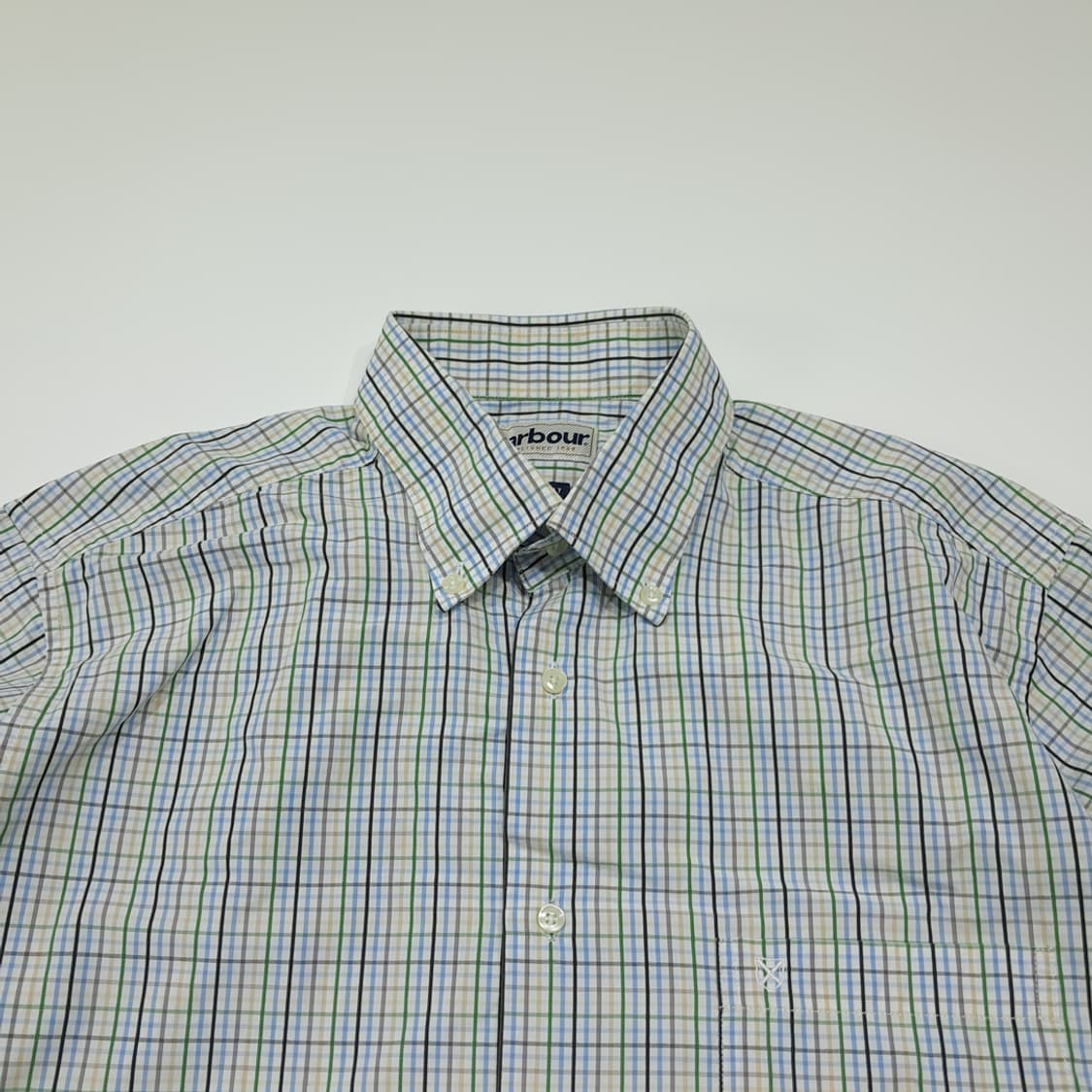 CL942 M 바버 코튼 레귤러핏 멀티 마이크로체크 셔츠 상품이미지2