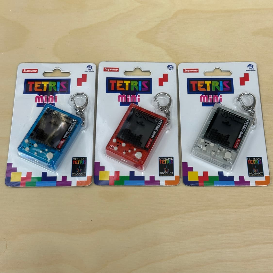 [OS] 슈프림 테트리스 미니 블루,레드,클리어 상품이미지2
