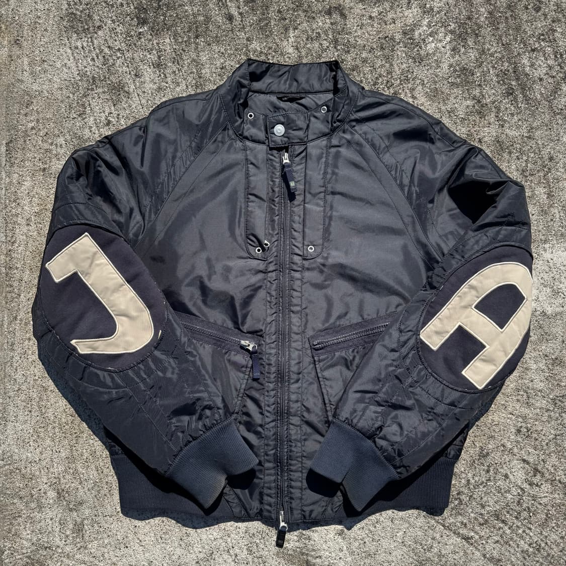 [XL] 00s Armani Jeans 알마니진 테크니컬 봄버 자켓 상품이미지1